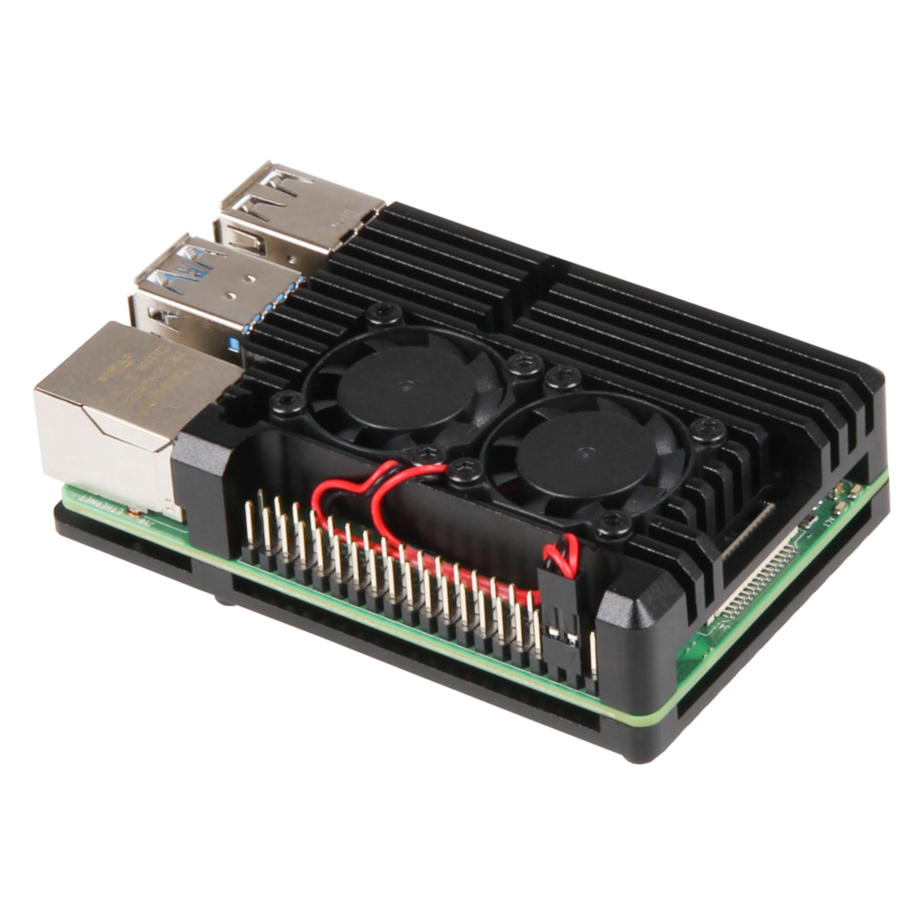Joy-it Robust aluminiumskabinett for Raspberry Pi 4 B