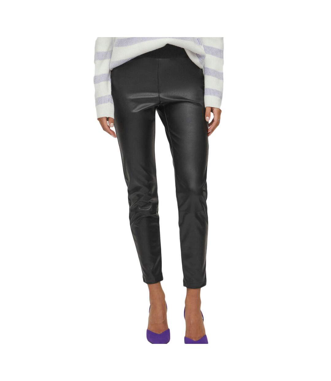 Pantalon Noir Femme Vila Dagmar