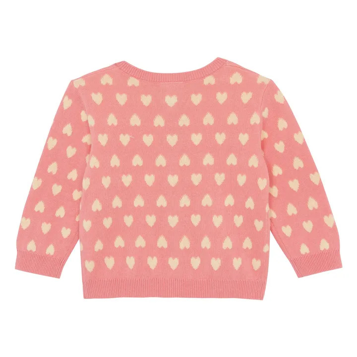 Bonton Cardigan Lilet en Maille Cœur | Rose