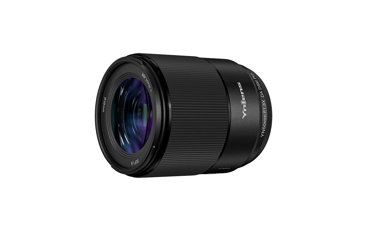 Festbrennweite YN50mm F/1.8X DA DSM Pro – Fujifilm X-Mount<br>Kompaktes Standardobjektiv