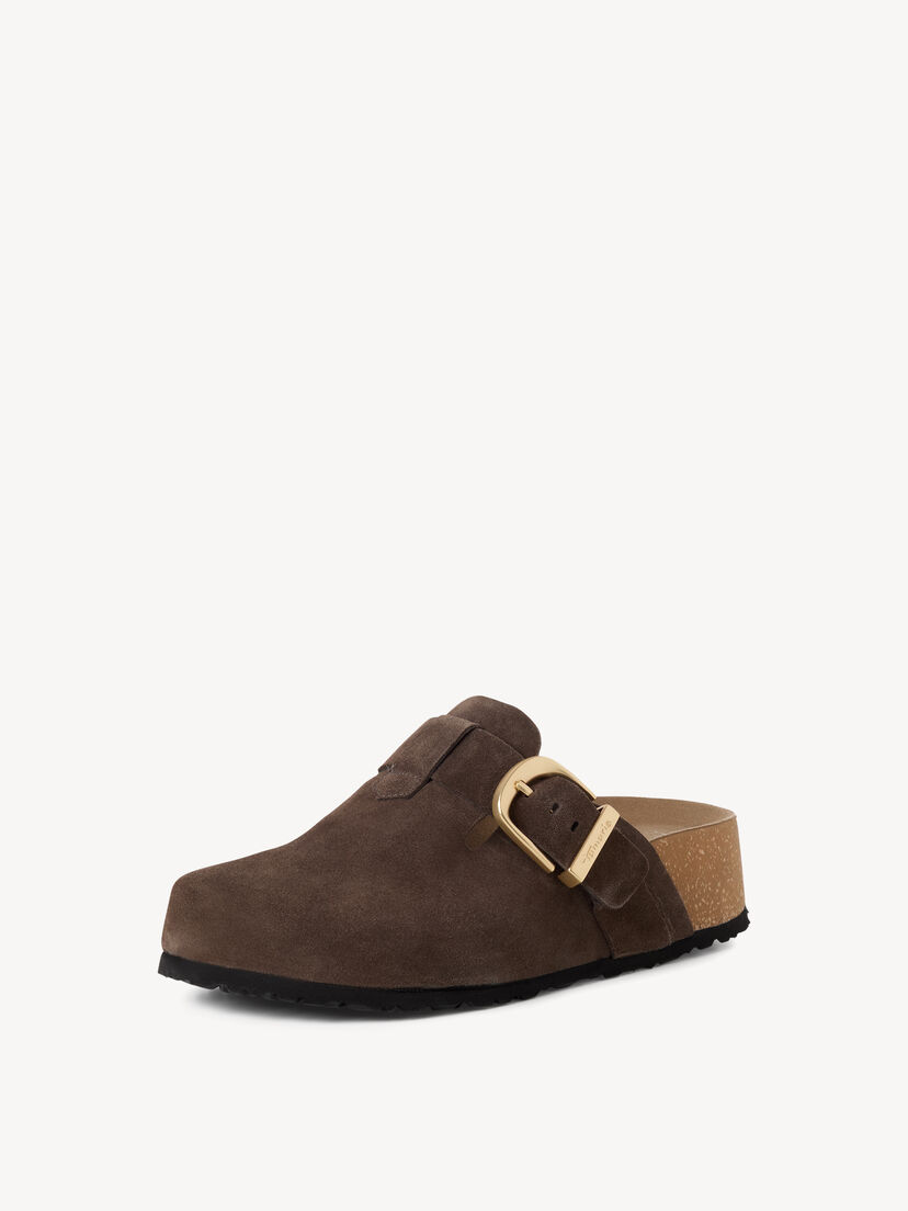 Leren Slipper - bruin