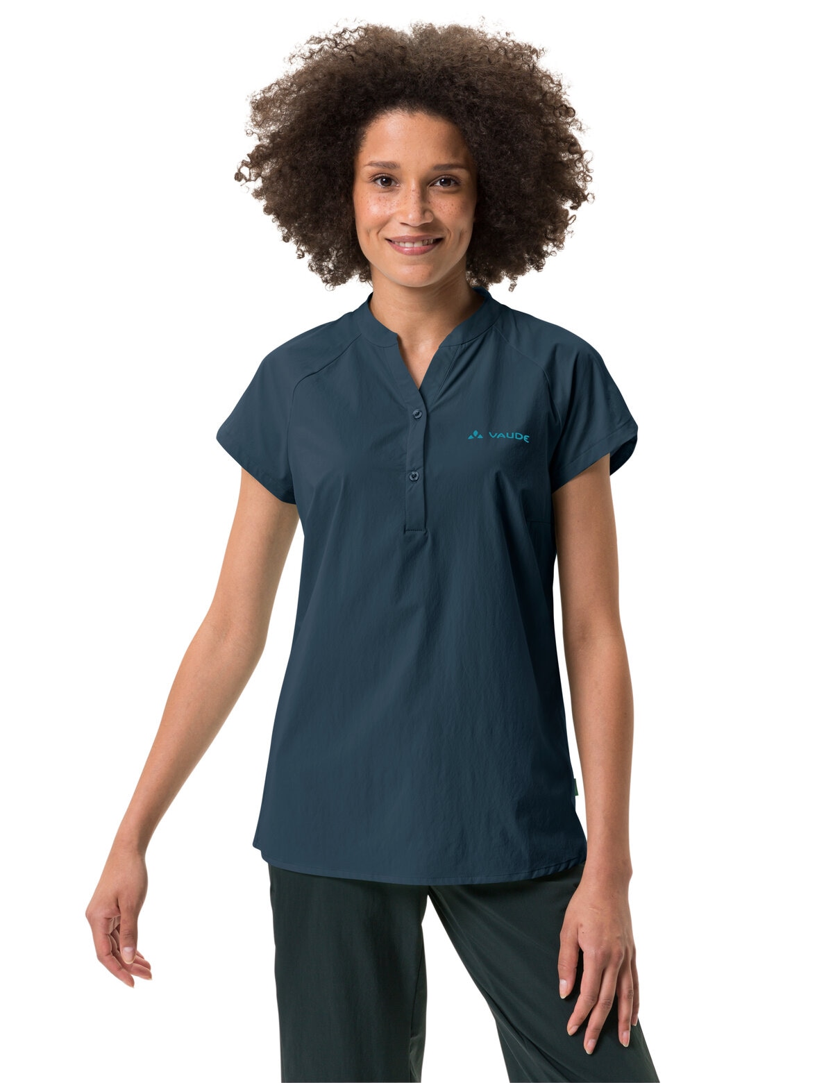 VAUDE Funktionsbluse »WOMEN'S YARAS SL SHIRT II« 1 Stk. tlg. mit 2-Knopf-Form