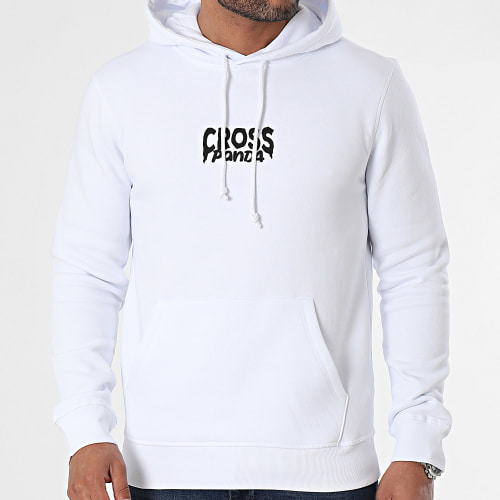 Sweat Capuche On Fire Blanc