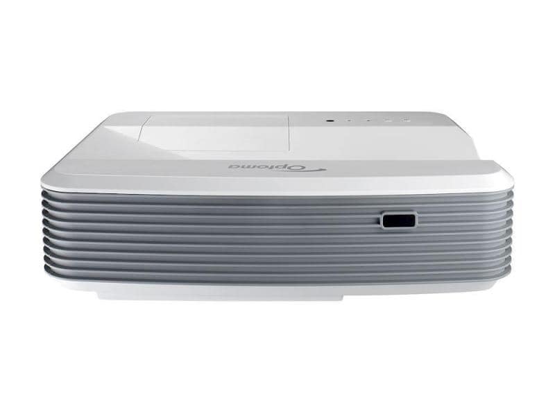 Optoma Ultrakurzdistanzprojektor EH320USTi Interaktiver Full-HD Ultrakurzdistanzprojektor, weiss