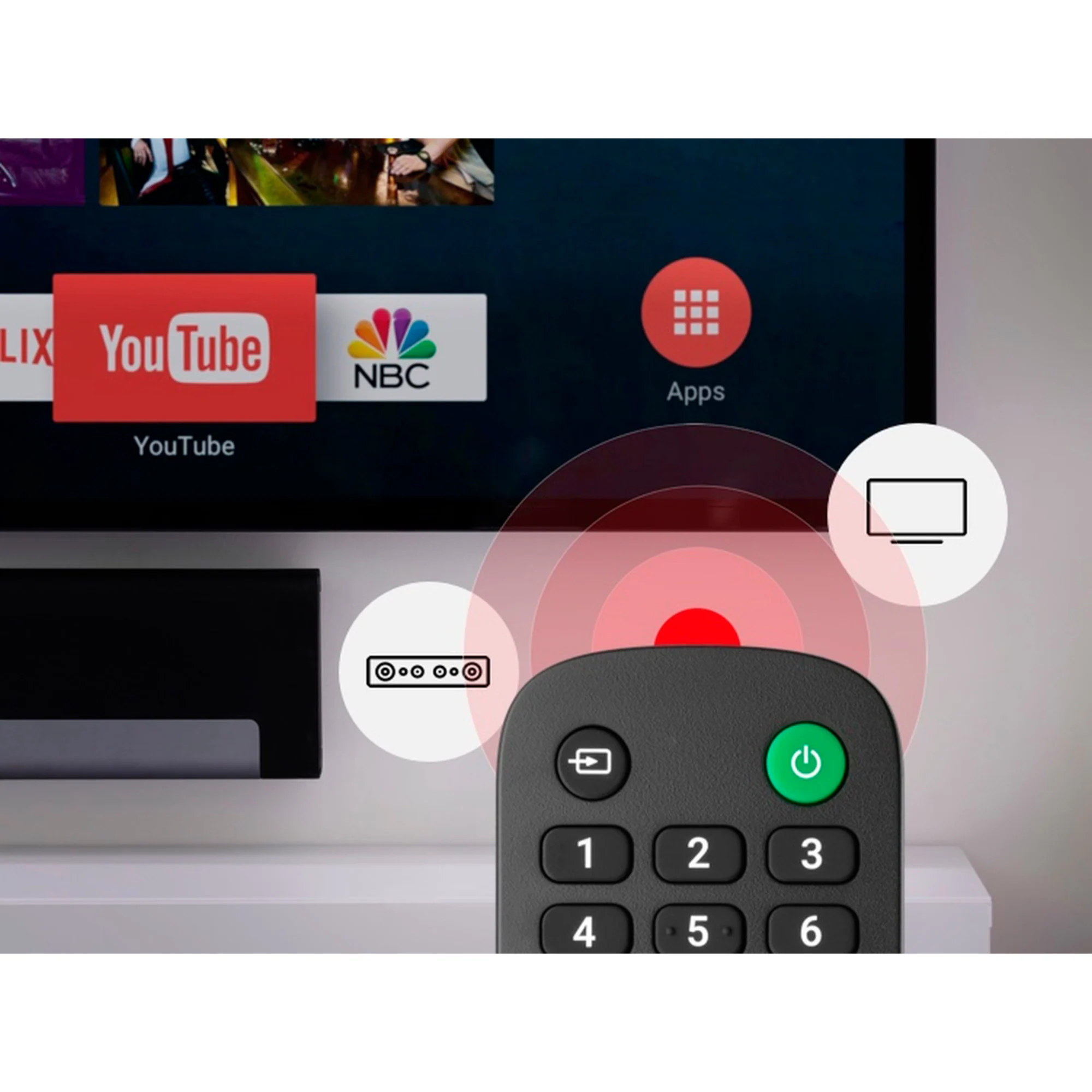 ONE FOR ALL Fernbedienung Sony TV-Ersatzfernbedienung