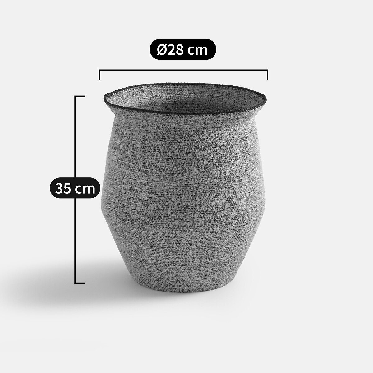 LA REDOUTE INTERIEURS<br>Cesta em herbário Alt.35 cm, Saski