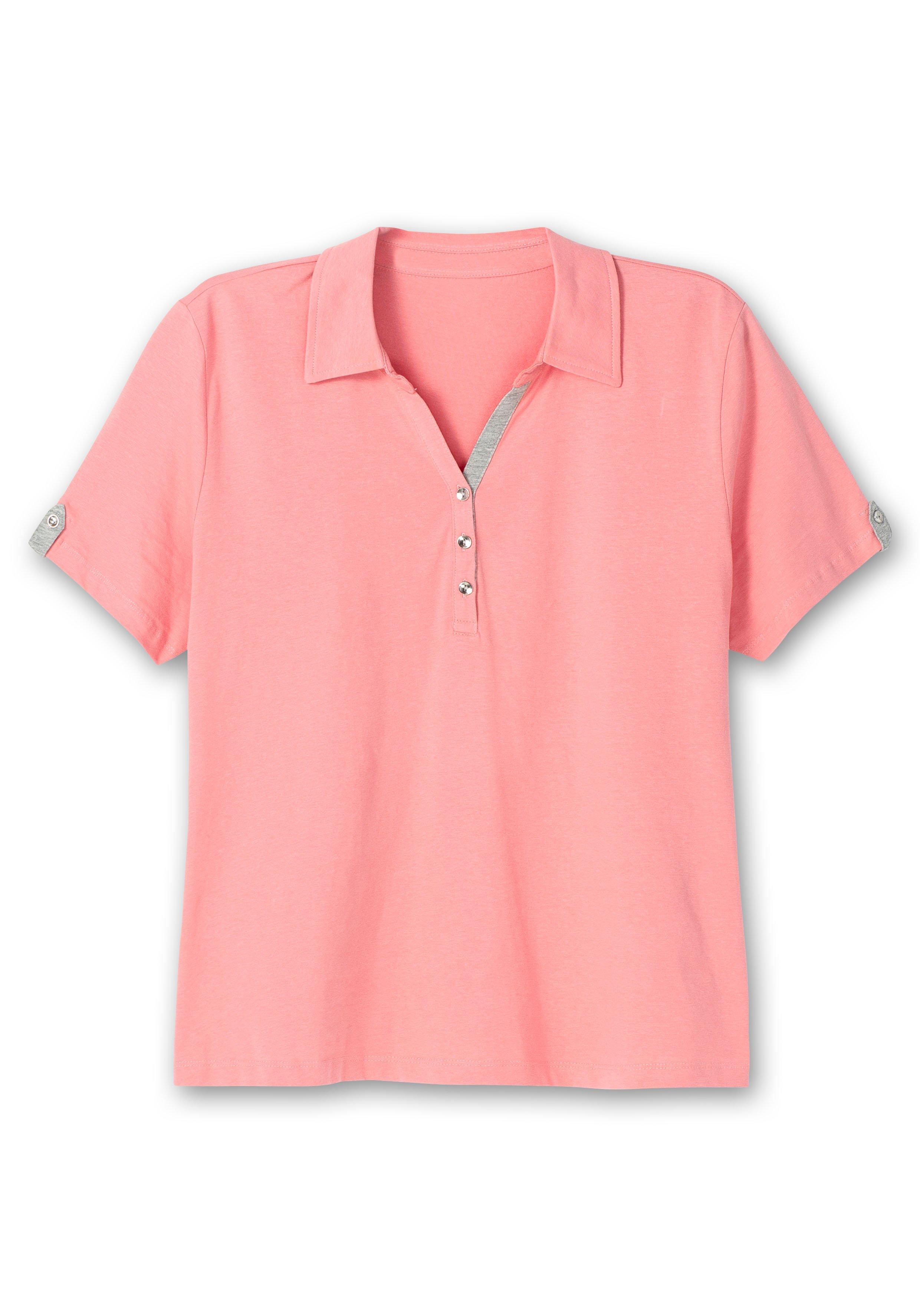 Poloshirt mit kurzem Arm und Kontrastdetails