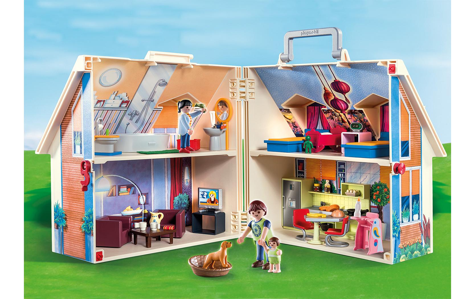 Dollhouse Mitnehm-Puppenhaus 70985Modernes Spielhaus
