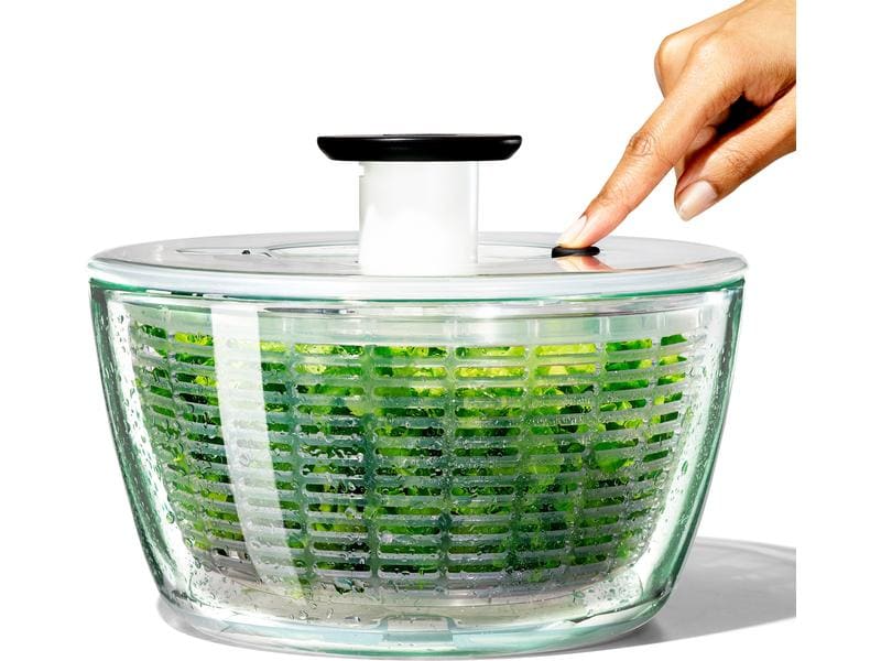 Oxo Good Grips Salatschleuder 27.1 cm, Transparent Salatschüssel