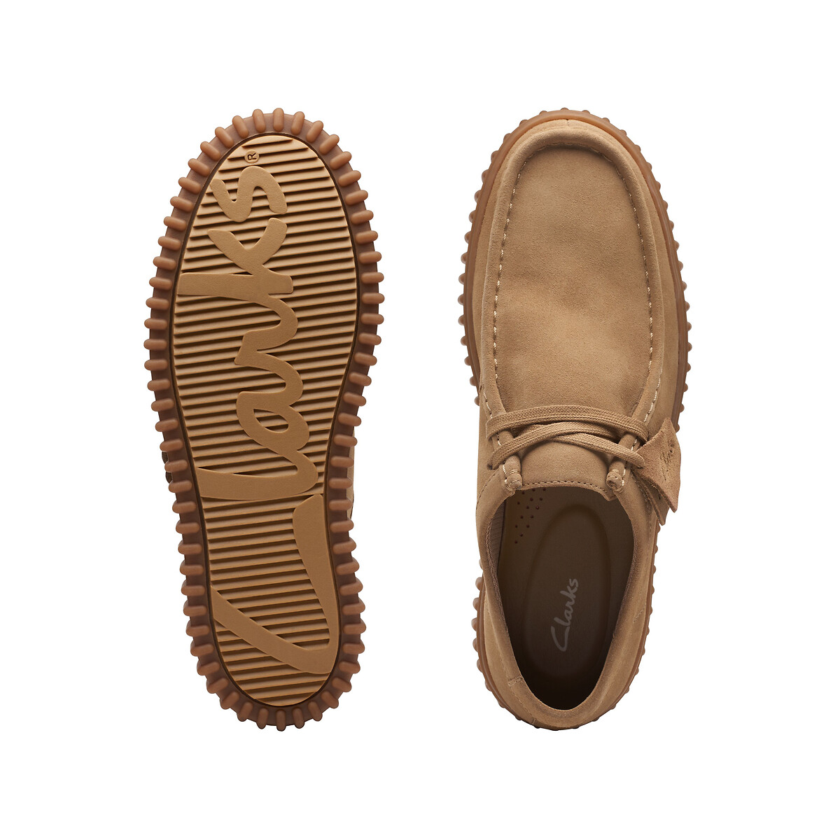 CLARKS<br>Sapatos derby de camurça Torhill