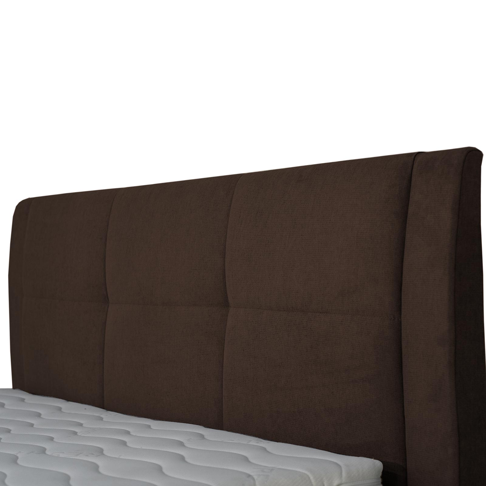 Boxspringbett - braun - mit Bettkasten - H3 - 180x200 cm