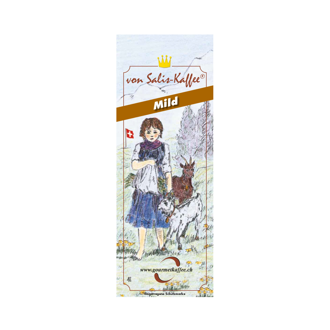von Salis Kaffee Mild 1kg Bohnen
