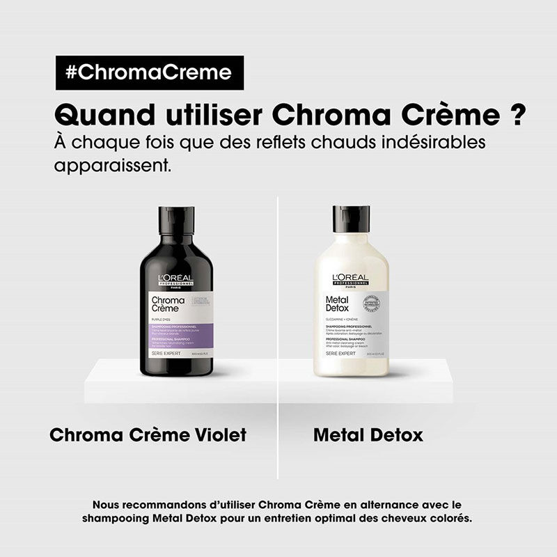 Shampooing déjaunissant Chroma Crème Violet