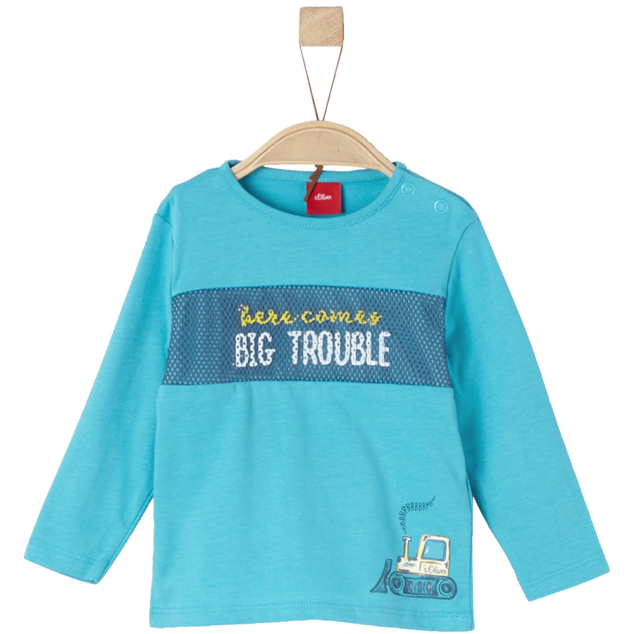 s.Oliver Boys Langarmshirt turquoise