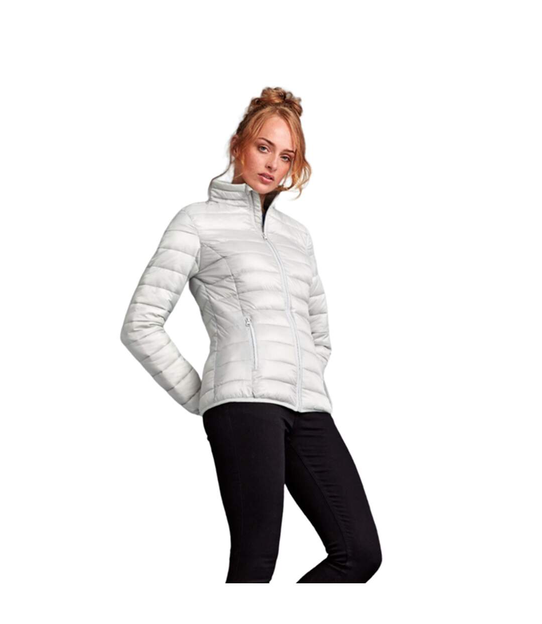 2786 - Doudoune matelassée TERRAIN - Femme (Argenté) - UTRW6283
