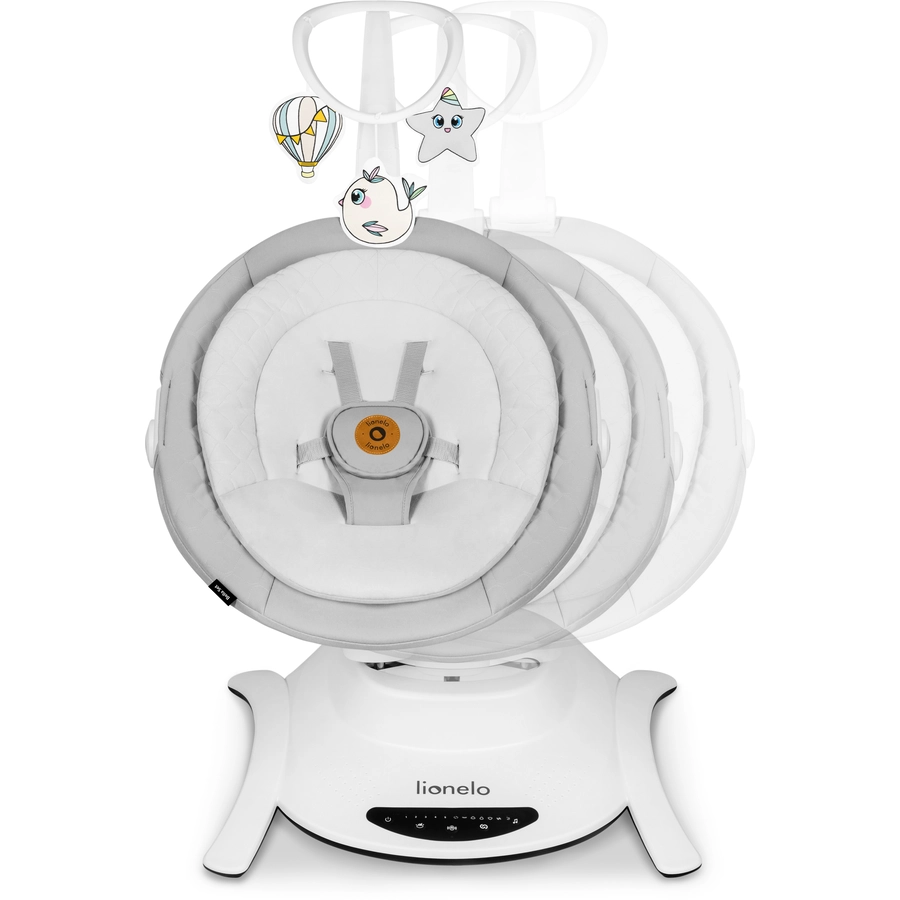 lionelo Babyschaukel Bella Set Grey Concrete