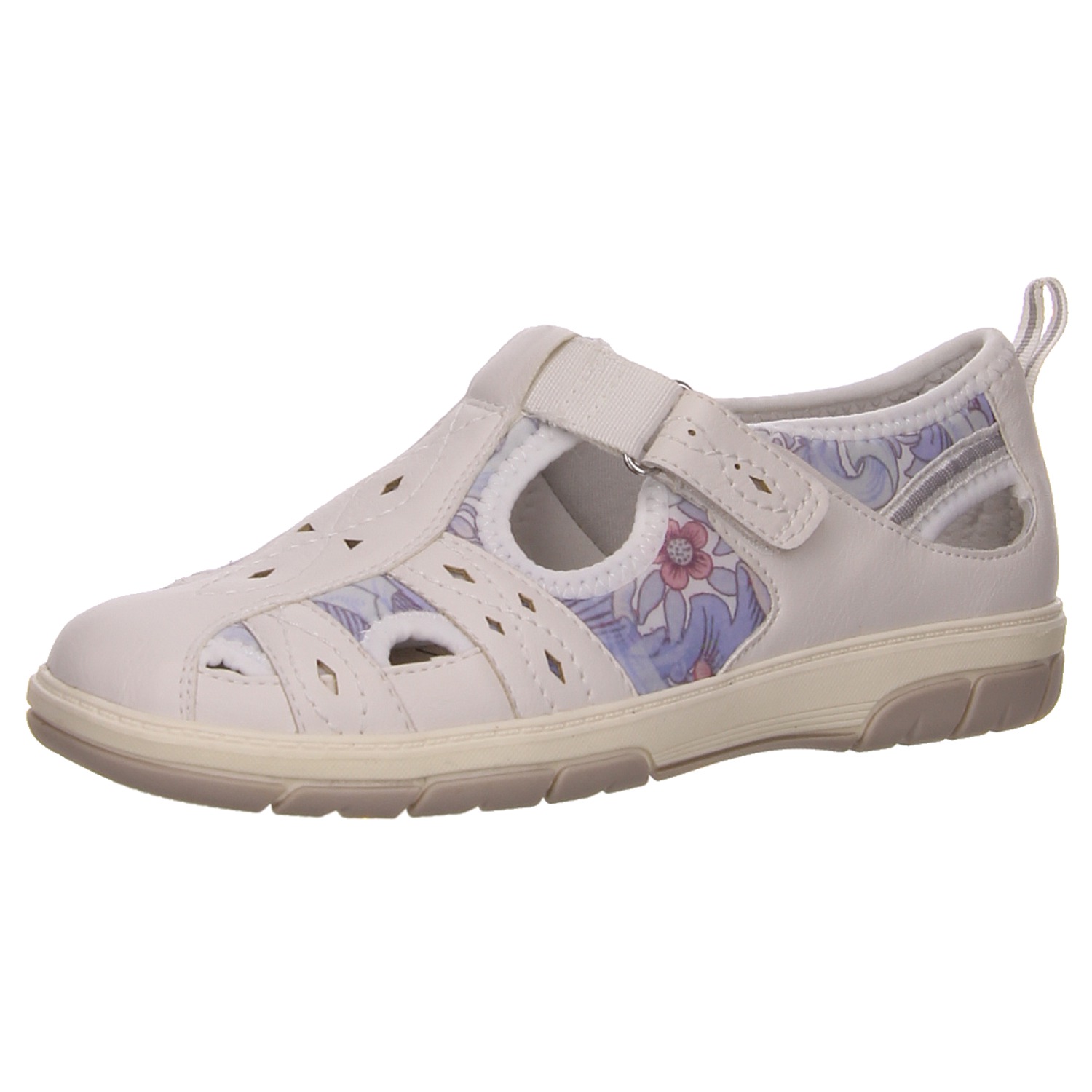 Jana Shoes Slipper weiß weiss/weiss kombi