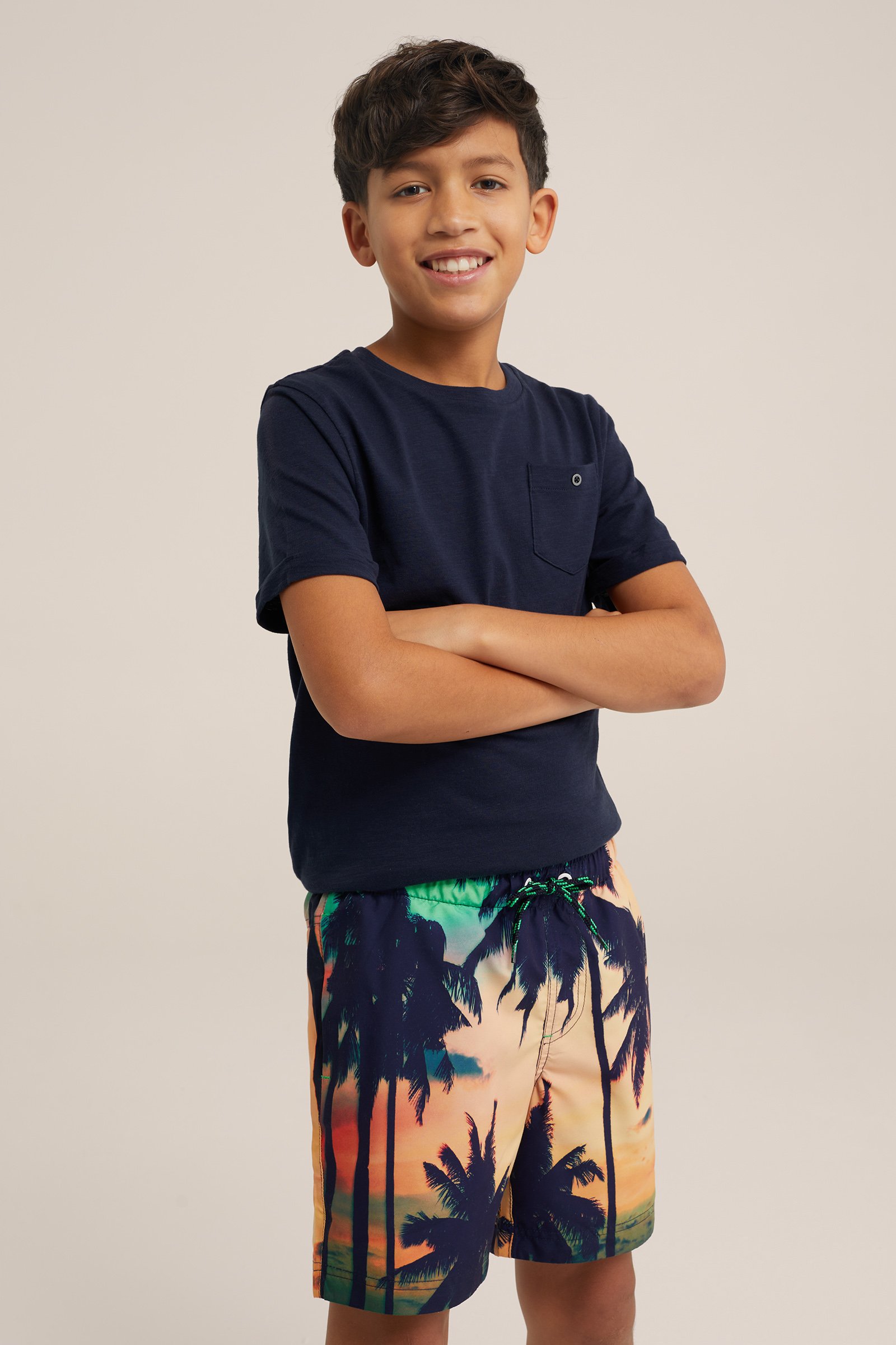 Jongens zwemshort met dessin WE Fashion All-over print