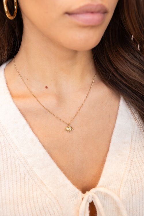 Starry ketting met hartjes planeet