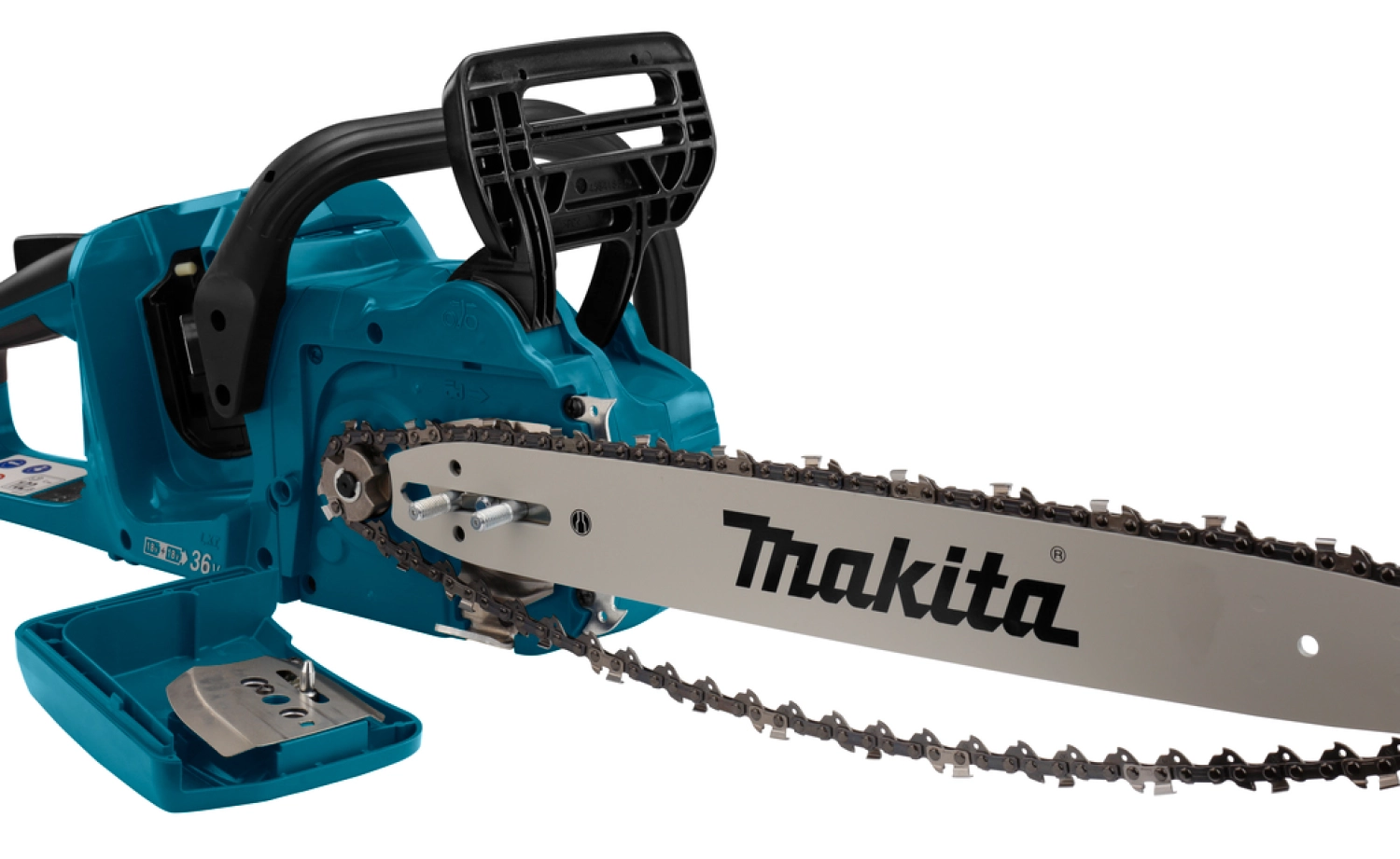 Makita DUC405PT4J 2x18V Li-Ion accu kettingzaag set (4x 5,0Ah) in Mbox - 400mm
