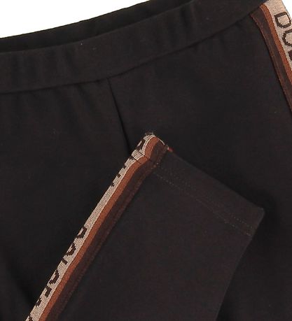 Dolce & Gabbana Leggings - Ebenholz m. Logo