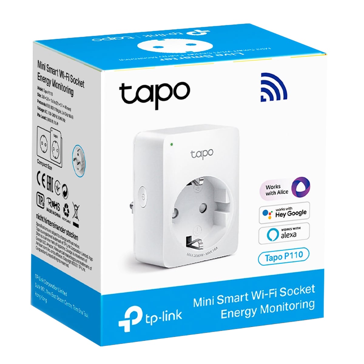 TP-Link P110 Mini Wi-Fi smartkontakt