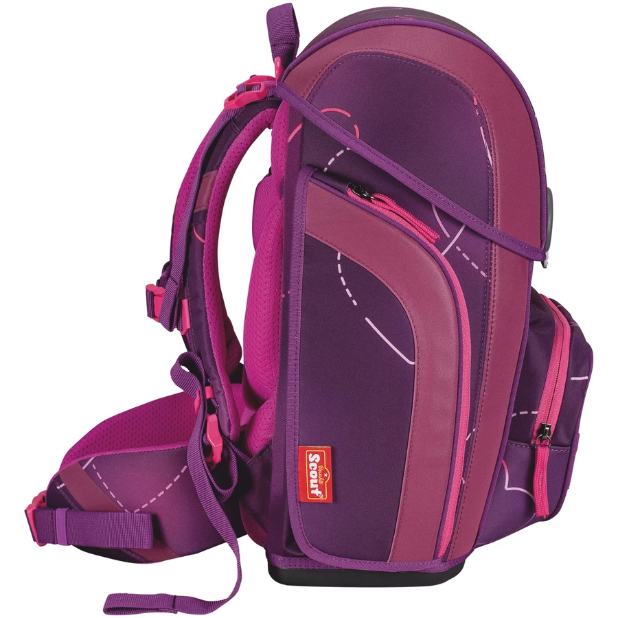 Scout Genius Exklusiv Superflash - Schulranzen Set 4tlg. Lovely