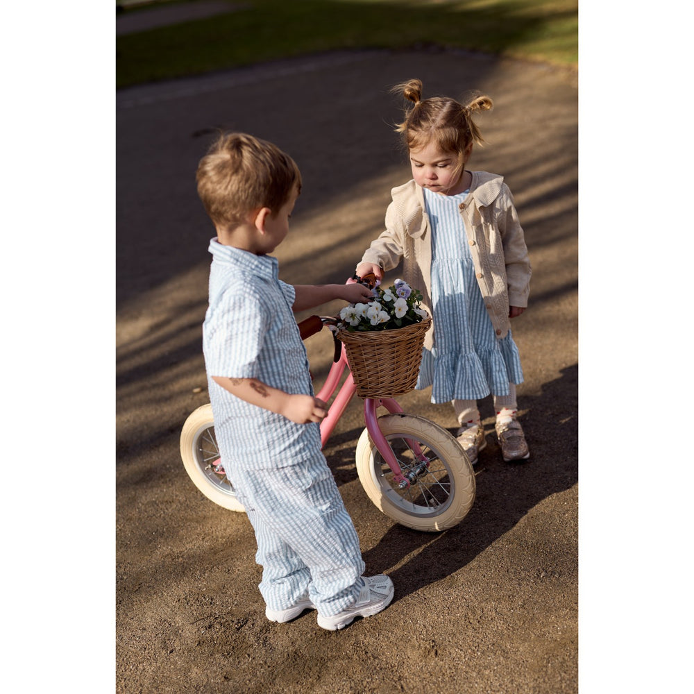 Køb THE NEW Siblings X Luksusbaby Blue Fog Striped Ojo Shorts