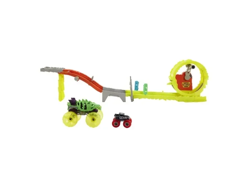 HOT WHEELS - Monster Trucks CHARGE & CHASE CHALLENGE
