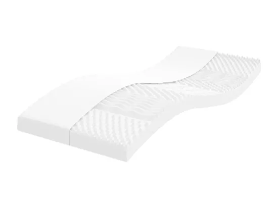 Lit de jour avec gigogne et matelas gris clair 90x190 cm tissu