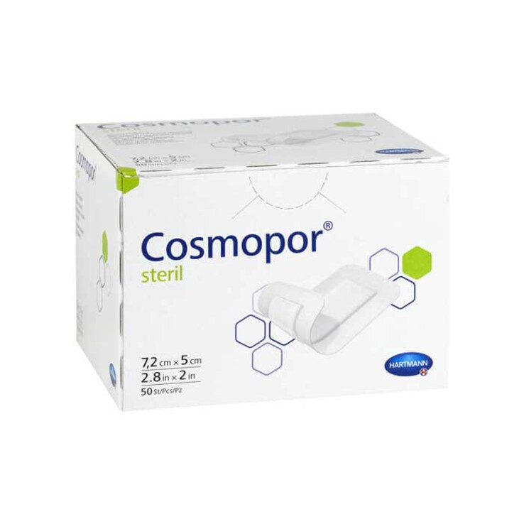 Cosmopor steril 5x7,2 cm, 50 St