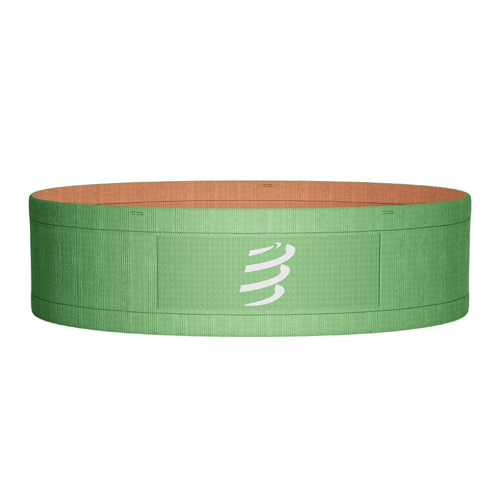 Compressport FREE - Ceinture summer green/papaya punch