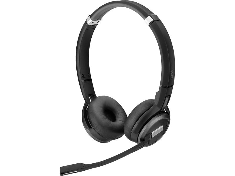 EPOS Headset IMPACT SDW 5066 Stereo, Basisstation, UC Kabelloses DECT-Headset mit Basisstation für die Triple-Konnektivität
