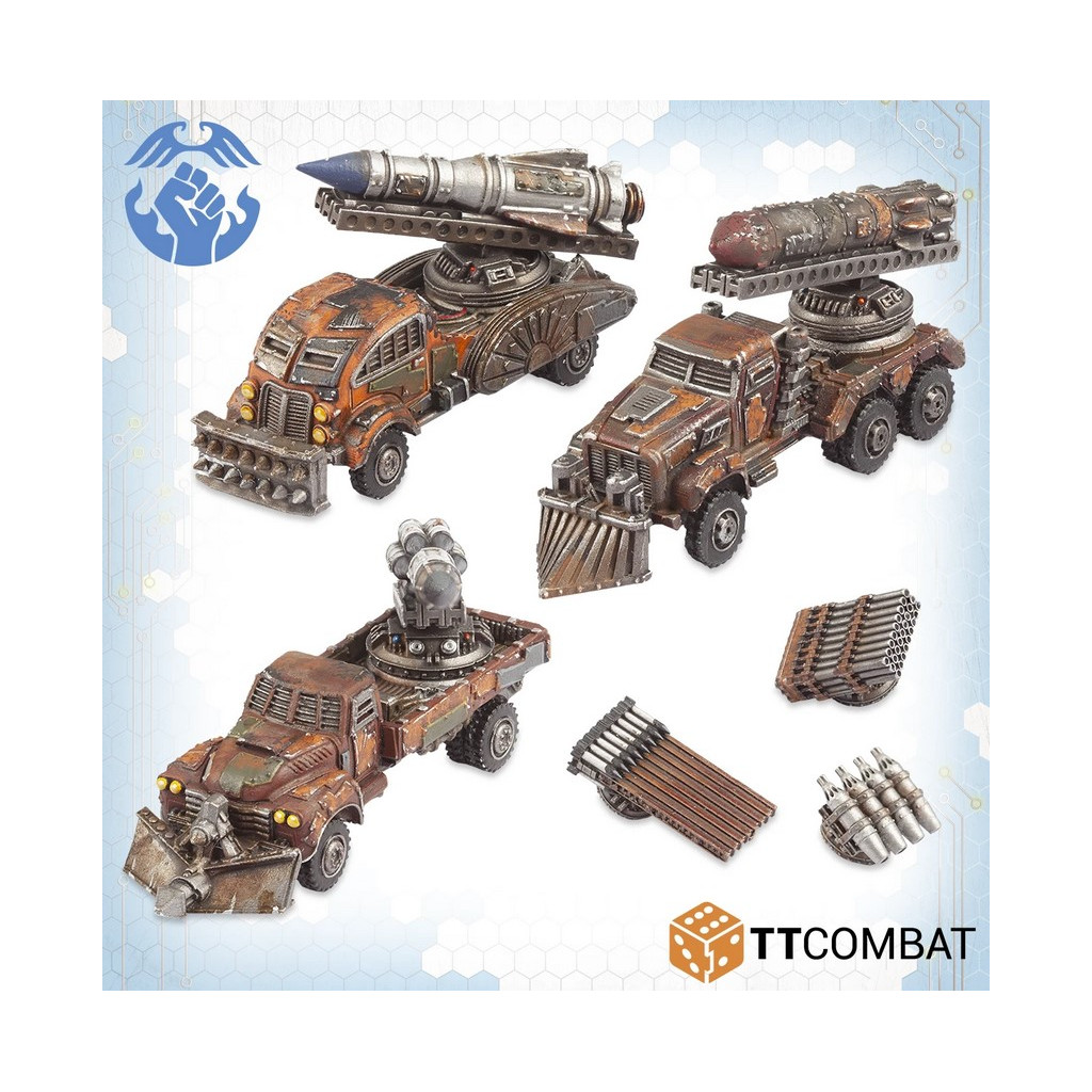 Dropzone Commander - Resistance - Storm Artillery Wagons