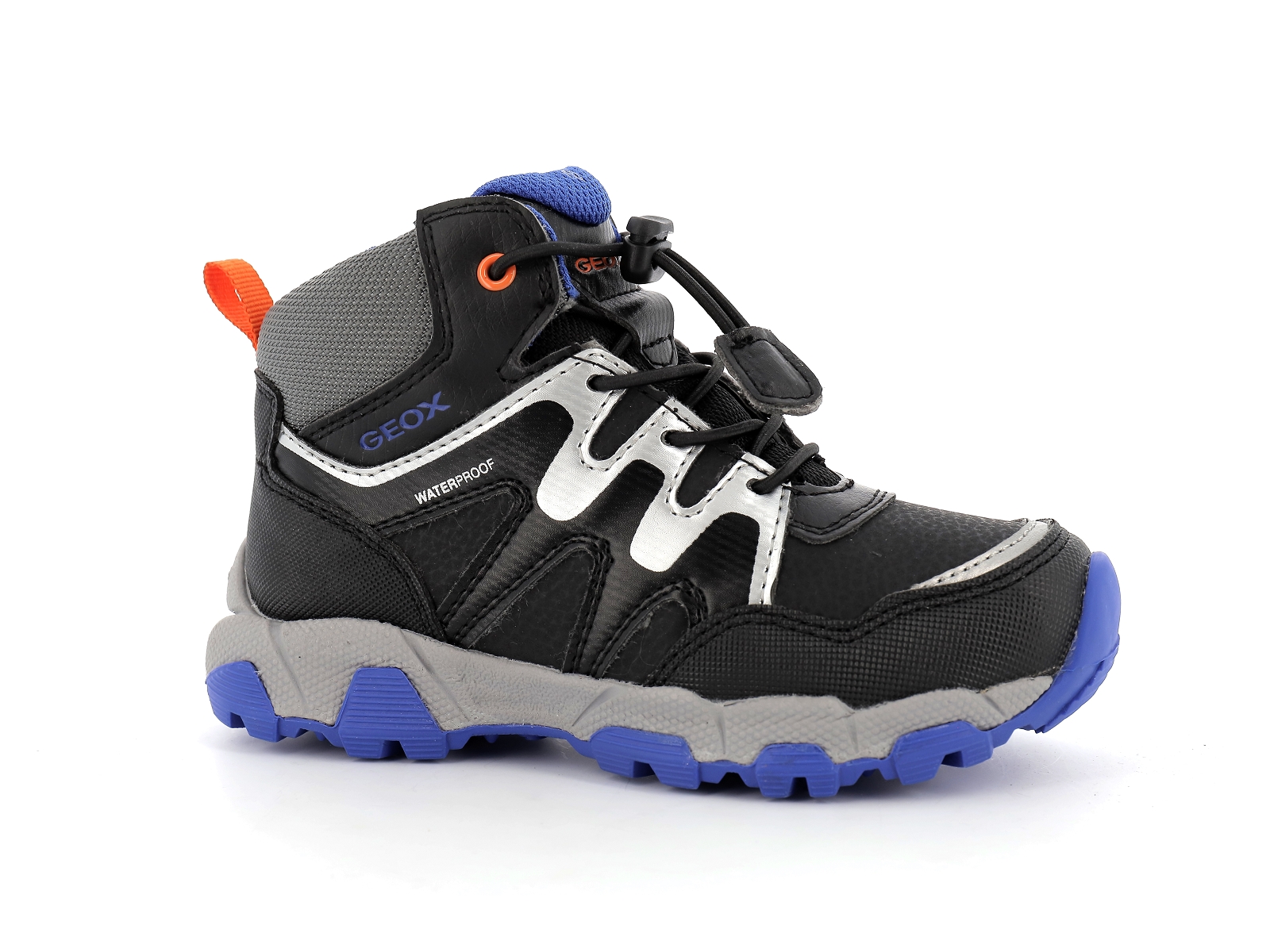 Geox-J MAGNETAR BOY-J16ACA Matières combinées Noir-Bleu