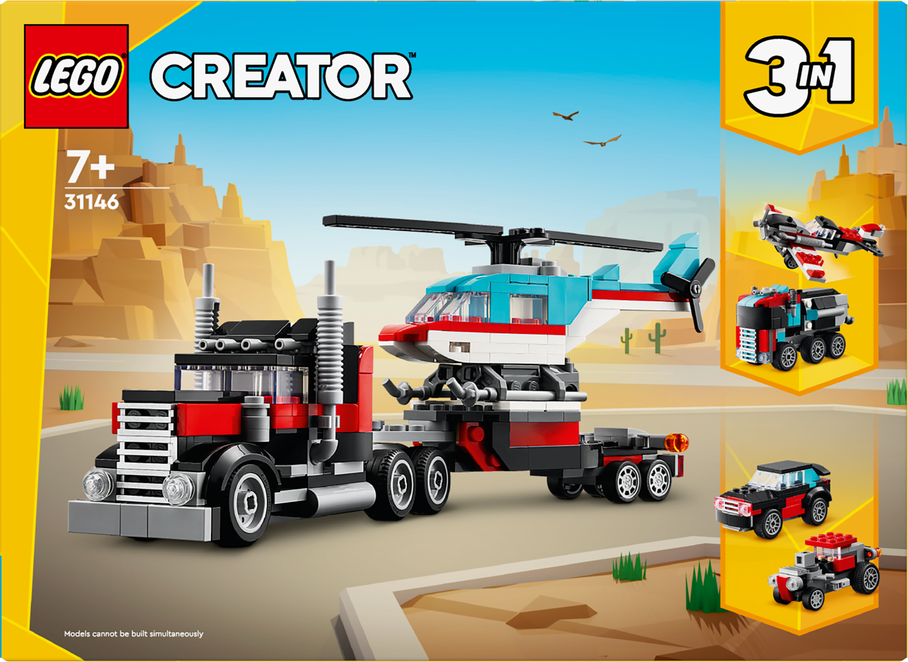 LEGO Creator - Blokvogn med helikopter (31146)