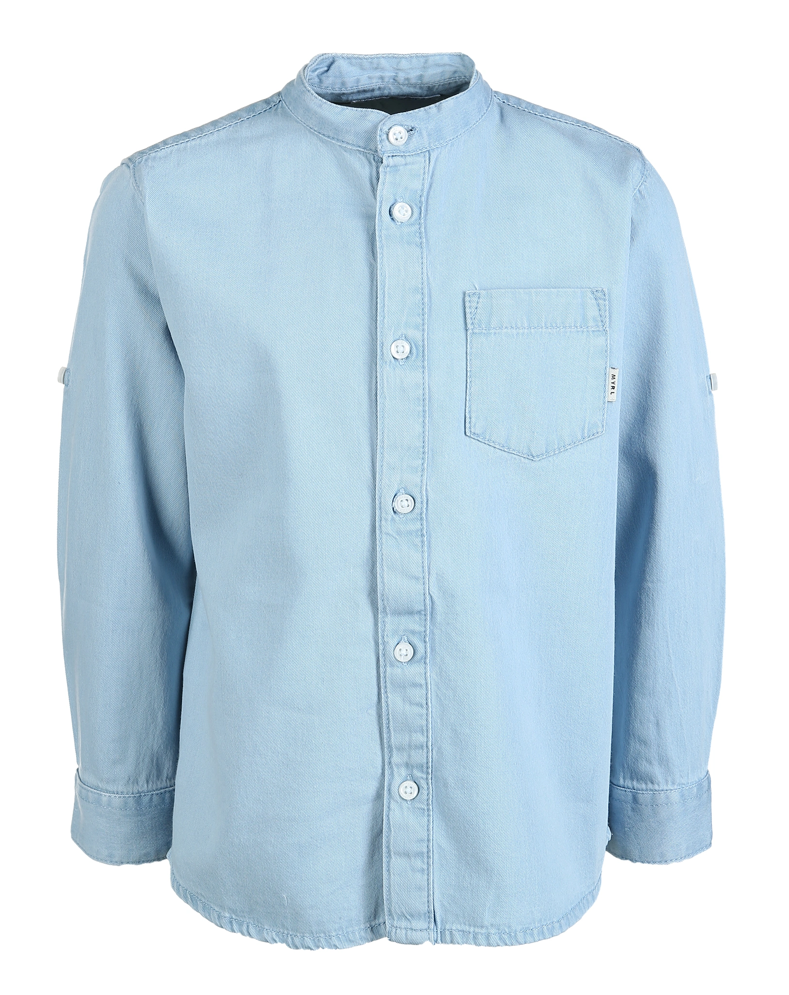 Langarm-Hemd JEANS in hellblau