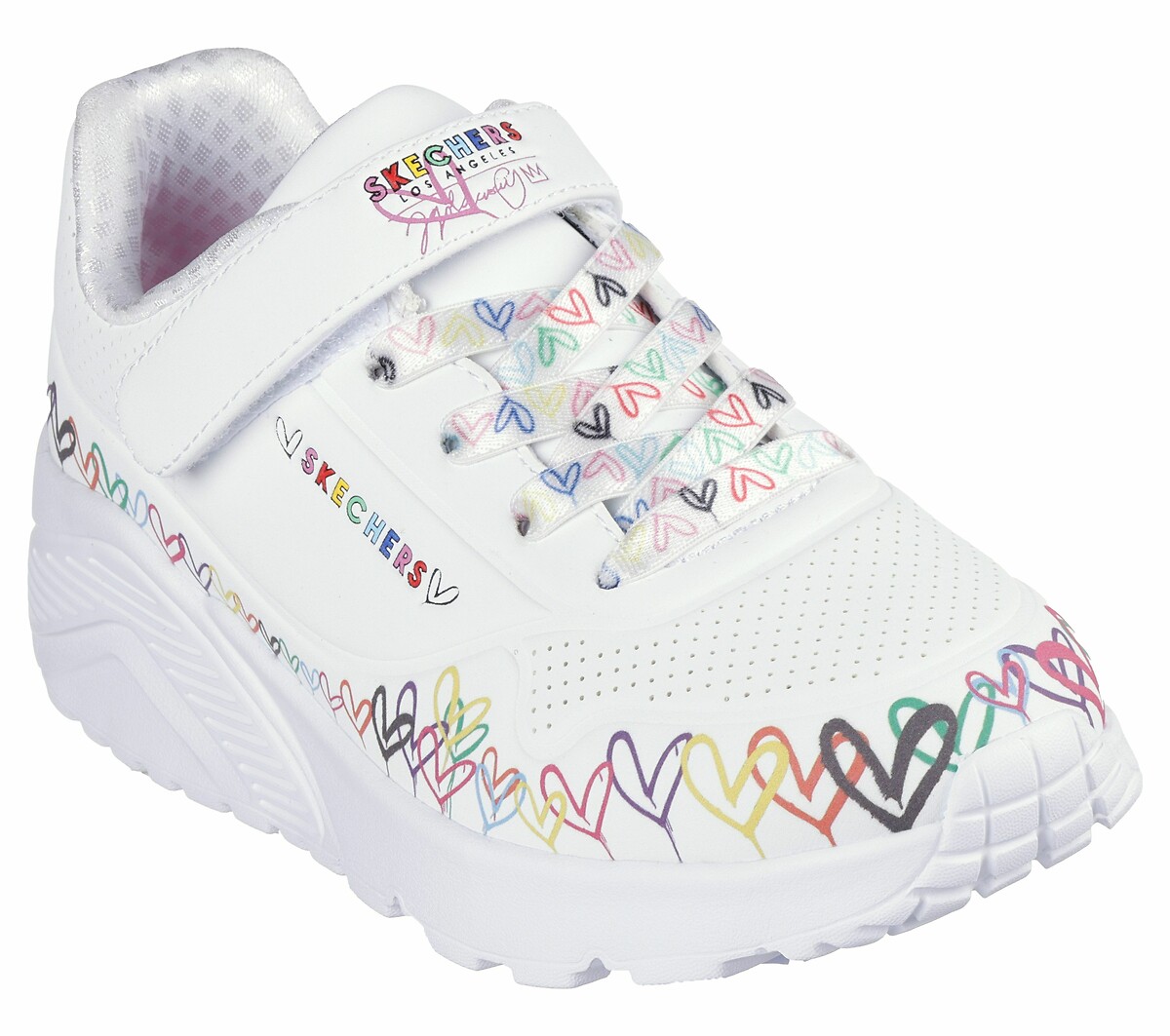 Tênis SKECHERS JGoldcrown: Uno Lite - Heart Craze