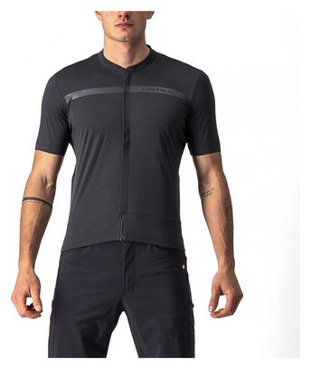Maillot Manches Courtes Castelli Unlimited Allroad Gris