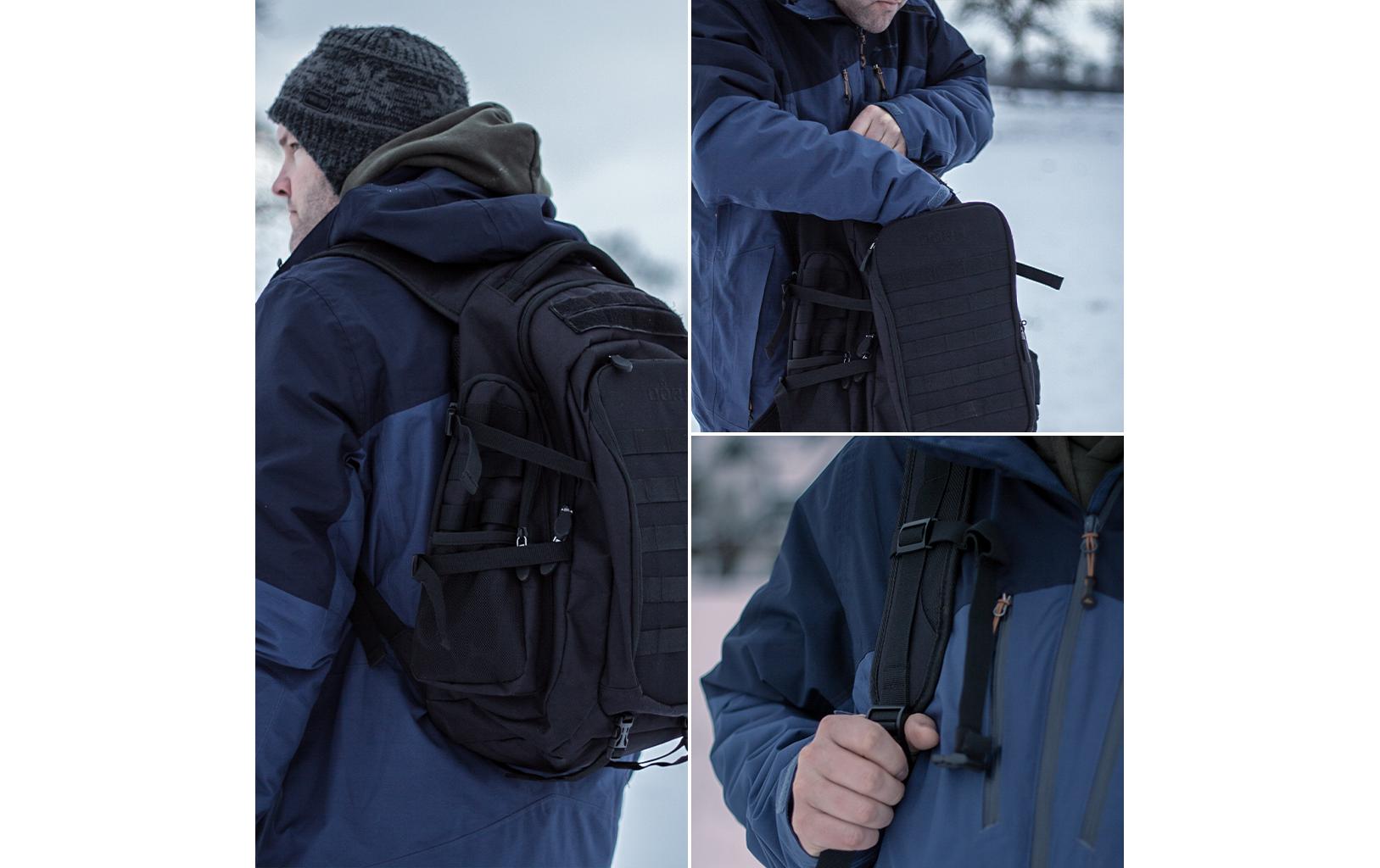 Fotorucksack ProTac SchwarzFotorucksack für den Outdoor-Einsatz
