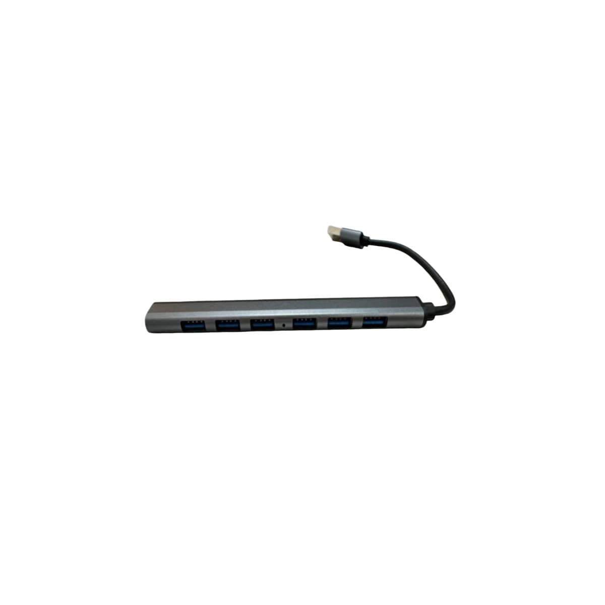 USB/USB-C Hub med 1 USB3.0 + 6 USB2.0 Sølv