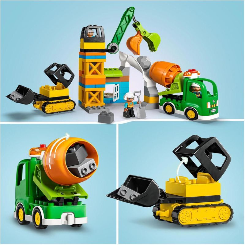 LEGO DUPLO Stad Bouwplaats Speelgoed voor Peuters - 10990