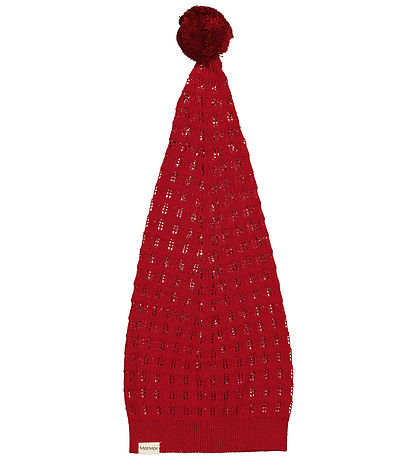 MarMar Weihnachtsmütze - Der Elf - Hibiscus Red