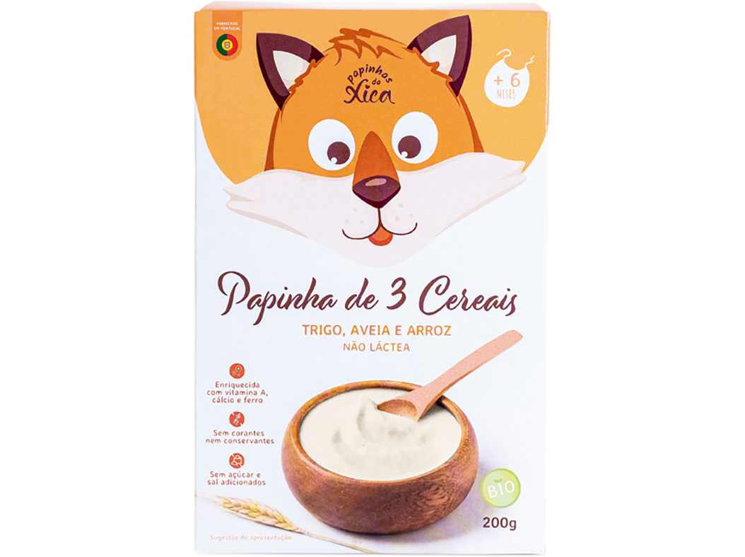PAPA PAPINHAS DA XICA 3 CEREAIS BIO 200G