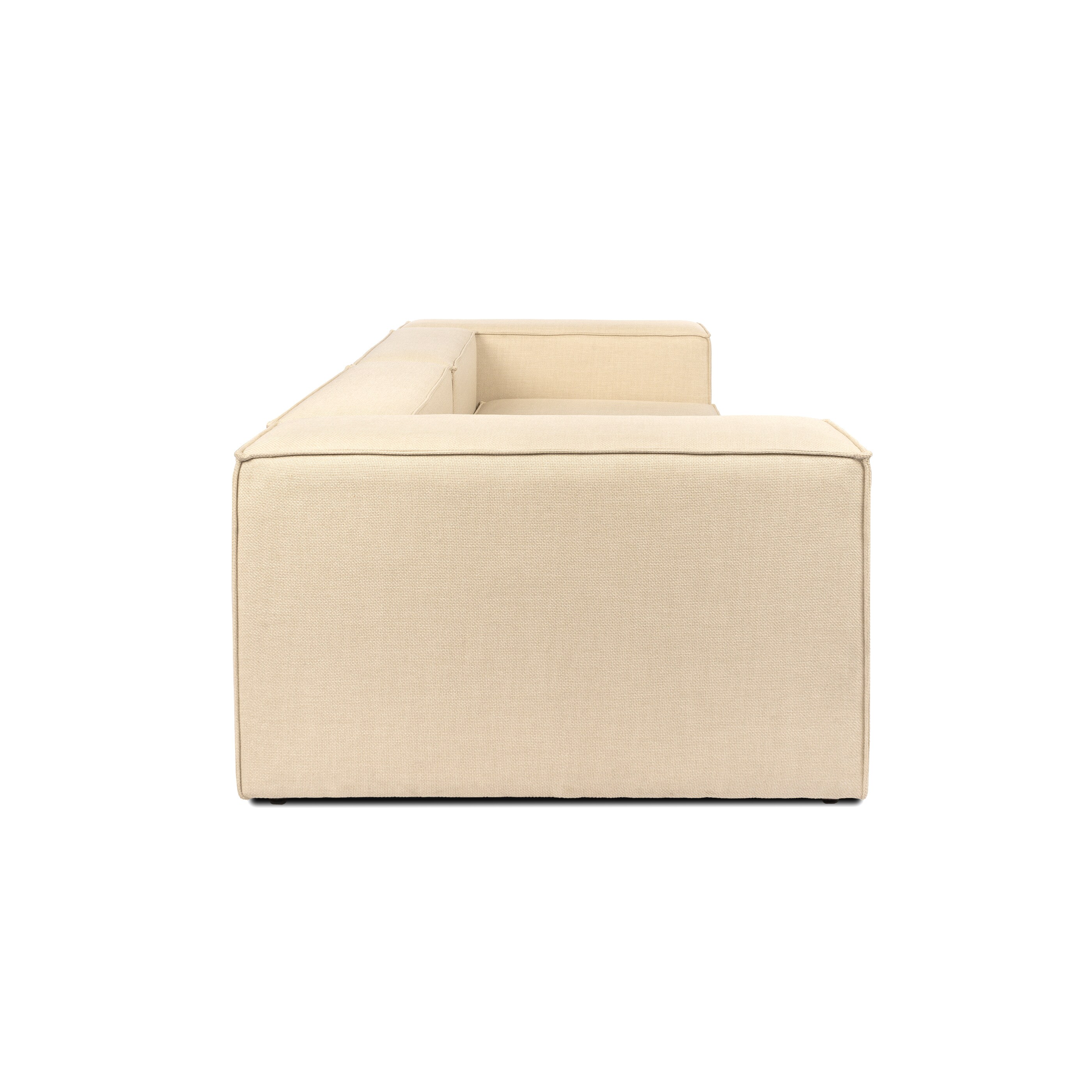 HOME DELUXE Modulares Sofa VERONA Größe S Beige - versch. Ausführungen