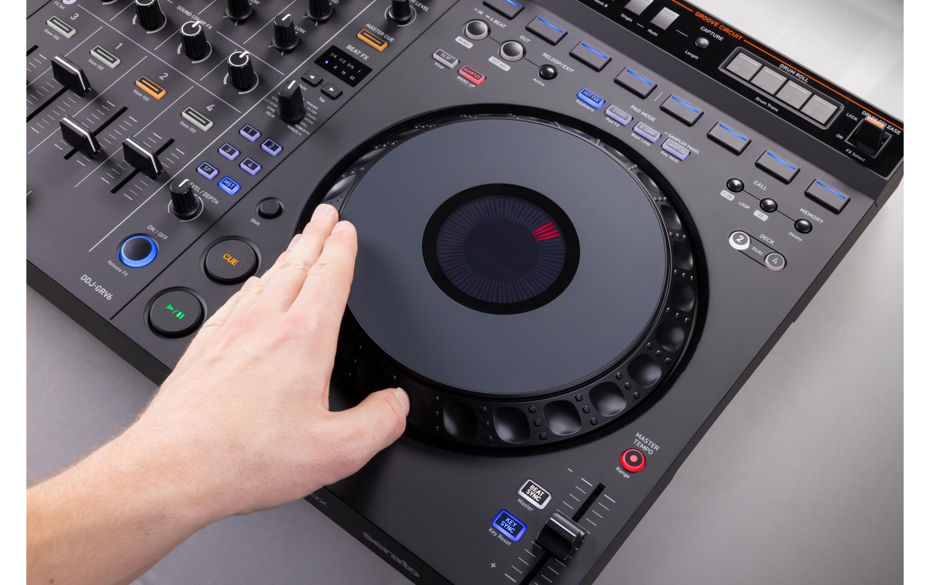 DJ-Controller DDJ-GRV6<br>4-Kanal DJ-Performance-Controller