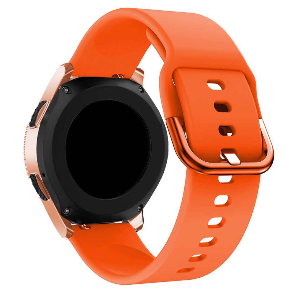 Samsung Galaxy Watch 4 Classic (46mm) Silikon Sport Armband mit Dornschliesse (Gelenkumfang: 160-210mm) - Orange