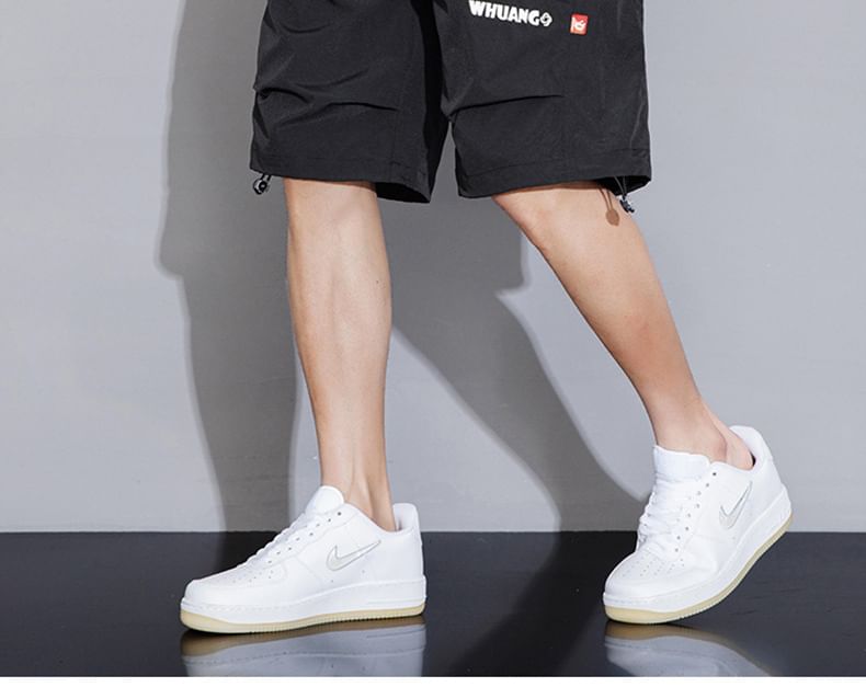 Dandyluxe - Cargoshorts met trekkoord en letterprint