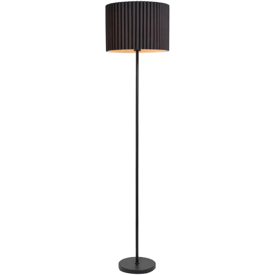 Lampvoet Kaapstad - zwart metaal - 149xØ25 cm