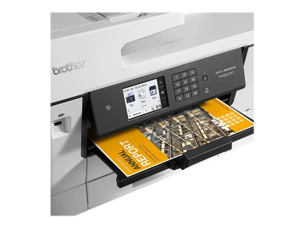 Brother MFC-J6940DW - Multifunktionsprinter - farve - blækprinter - A3 (medie) - op til 25 spm (kopiering) - op til 28 spm (udskriver) - 600 ark - 33.6 Kbps - USB 2.0, LAN, Wi-Fi(n), USB vært, NFC